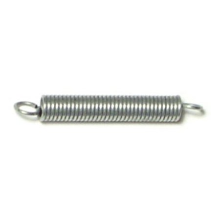 MIDWEST FASTENER 5/32" x .025" x 1-3/16" Steel Extension Springs 1 12PK 18610